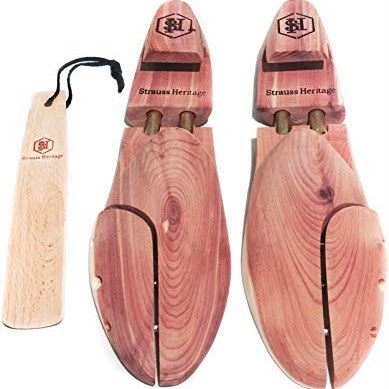Cedar shoe trees from the original catalogue